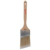 Wooster 2-1/2" Semi-Oval Angle Sash Paint Brush, Gold CT Polyester Bristle, Wood Handle 5236-2 1/2